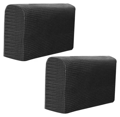 Imagen del producto de Solidchoice - Juego de 2 fundas gruesas antideslizantes para reposabrazos de muebles