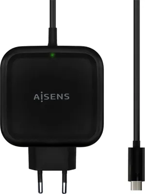 Produktbild von Aisens ASCH-1PD65WL-BK Wall Charger / 1xUSB Type-C / 65W