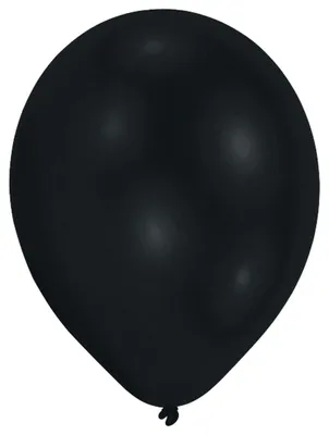 25 Latexballons schwarz 27,5 cm für Partydekoration
