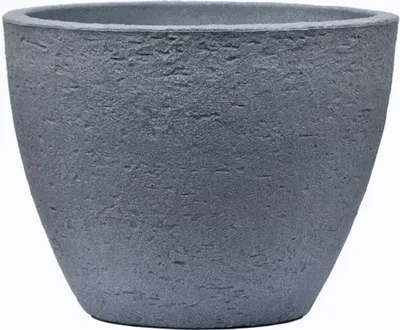 Produktbild von Pflanzgefäß Stone, 50x38 cm, steingrau rund, 3550S