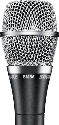 Produktbild von Shure SM86, Bühnen-/Auftrittsmikrofon, -50 dB, 50 - 18000 Hz, Kardioide, Kabelgebunden, XLR-3