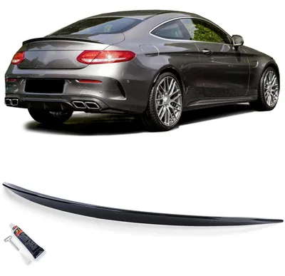 Produktbild von Dachspoiler Heckspoiler schwarz glänzend für Mercedes C-Klasse