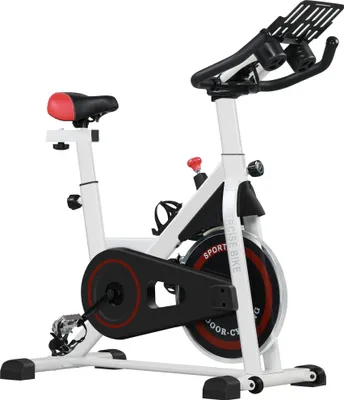 Produktbild von Heimtrainer, einstellbarer Widerstand, bis 120kg, Stahl, L103xB53xH100-114cm, Weiß/Schwarz