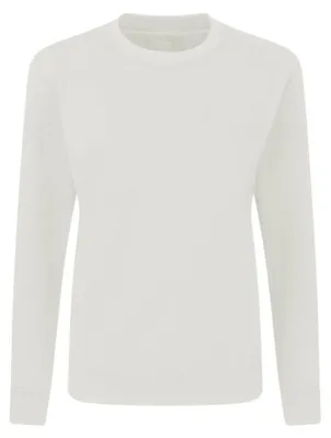 Produktbild von SG - Sweatshirt Rundhalsausschnitt für Damen FK1725 (L) (Schneeweiß (Farbe))