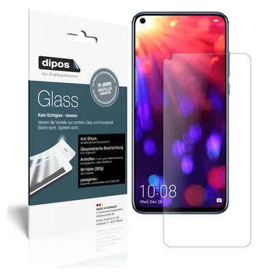 Produktbild von 1+1x Schutzfolie für Honor View 20 matt - Anti-Shock 9H Folie dipos Glass