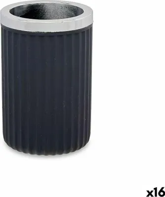Produktbild von Trinkglas Berilo Anthrazit Kunststoff 7,5 x 11,5 x 7,5 cm (16 Stück)