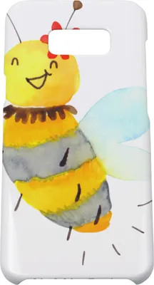 Produktbild von Mr. & Mrs. Panda Samsung Galaxy S8 plus Handyhülle  Biene Blume - Weiß - Geschenk, Hülle, Hummel, Handy, Cover, Case
