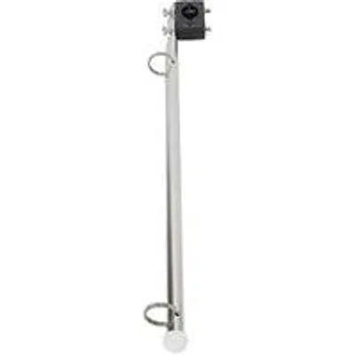 Image de Mât de pavillon RVS réglable pour yachts et bateaux - 390 mm