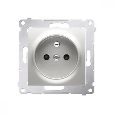 Obrázok produktu pre Kontakt-Simon DGZ1Z.01/43, Strieborná, Plast, IP20, 250 V, 75 mm, 40 mm