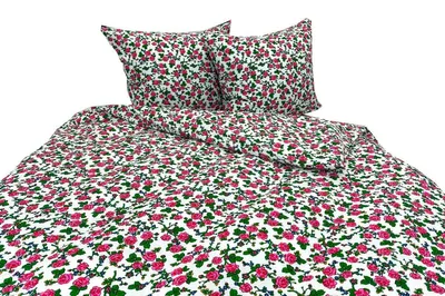 Produktbild von Bettwäsche, Waffelpiqué-Bettwäsche, bügelfrei, 100 % Baumwolle 160x200 2655 Hochlandblumen