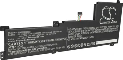 Produktbild von vhbw Akku kompatibel mit Lenovo IdeaPad 5-15IIL05, 5 15, 5-15IIL05 81YKCTO1WW, 5-15ARE05 81YQCTO1WW Notebook (4550 mAh, 15,2 V, Li-Polymer)