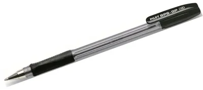 Produktbild von Pilot BPS-GP, Stick ballpoint pen, Schwarz, Durchscheinend, Extradick, Kautschuk, 1,6 mm, Fettdruck