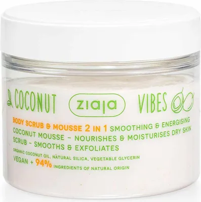 Image de Gommage corporel Ziaja Coconut & Orange Vibes 270 ml Mousse