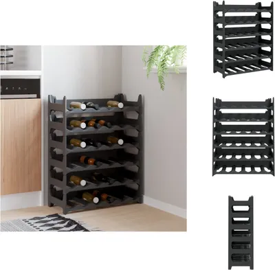 Produktbild von vidaXL Weinregal für 36 Flaschen PP Stapelbar -  Weinregale