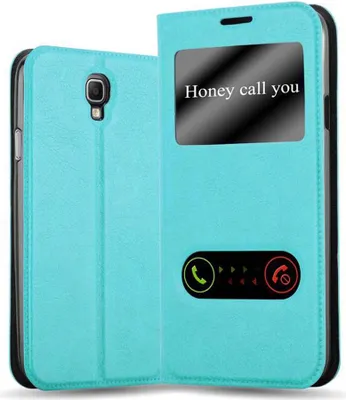 Produktbild von Cadorabo Schutzhülle für Samsung Galaxy NOTE 3 NEO Hülle in Türkis Handyhülle Book Case Cover Etui