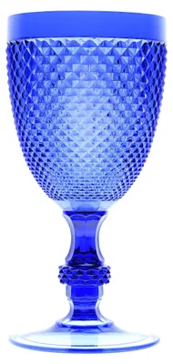 6er-Set blaue Gläser, 390 ml, spülmaschinengeeignet, stoßfest