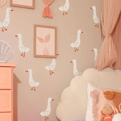 Zdjęcie produktu dla Naklejki ścienne w stylu boho, motywy zwierzęce, 18 sztuk, 12 cm, do salonu