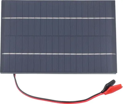 Produktbild von 4,2W Solar-Modul mit Tigerclip – Hochwertiges Solarpanel ohne Batteriespeicher, ideal für DIY-Projekte und solarbetriebene Anwendungen