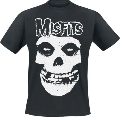 Produktbild von Misfits T-Shirt Herren White Logo schwarz M