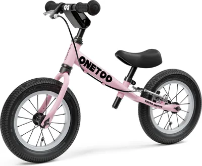 Produktbild von Yedoo OneToo - Laufrad für Kinder ab 1,5 Jahren, mit Luftreifen 12/12, Bremse und verstellbarem Lenker,  Rosa