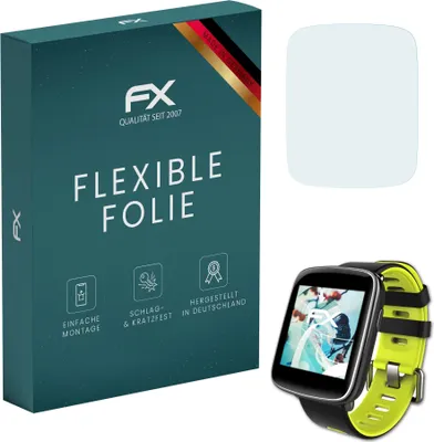 atFoliX Schutzfolie Displayschutzfolie für Withings Steel HR 40mm, (3 Folien), Ultraklar und flexibel