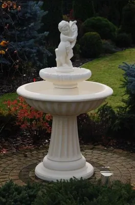 Immagine prodotto di Fontana ornamentale Fontana 140cm Scultura Fontana Decorazione Giardino Fontana Stagno Nuovo