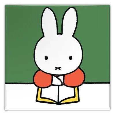 Museum Webshop – Kühlschrankmagnet, Nijntje leest een boek – Bild 1