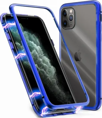 Produktbild von Apple iPhone 11 Pro Magnet Bumper Blau