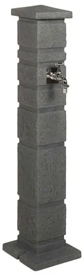 Immagine prodotto di vidaXL Contenitore da giardino antracite, 26 x 26 x 101 cm, in polietilene