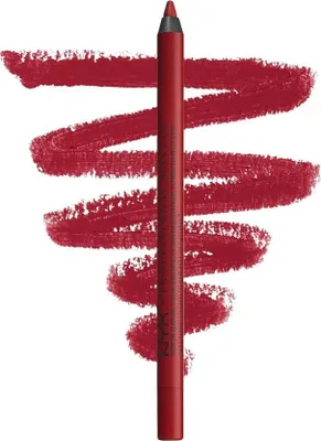 Produktbild von NYX Professional Makeup Slide On Lip Pencil, Rot, Red Tape, Glättend, Frauen, Cyclopentasiloxane, Isododecane, Polybutene, Synthetic Wax, Simmondsia Chinensis (Jojoba) Seed..., 5 g