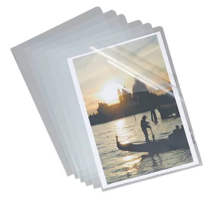 Produktbild von LEITZ 4060-00-00 100x Extrastarke Sichthüllen transparent genarbt 0,17mm