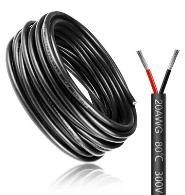 Productafbeelding van 10 meter 20 AWG 2 x 0,5 mm² Elektrische Draad - Verlengkabel