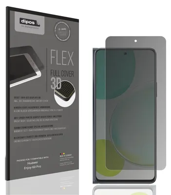 Produktbild von Full Cover Privacy Blickschutzfolie für Huawei Enjoy 60 Pro Folie Anti-Shock
