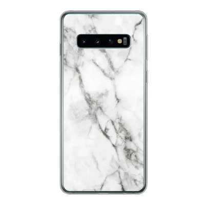 Produktbild von MuchoWow® Handyhülle Schutzhülle Hülle für Samsung Galaxy S10 Marmor - Luxus - Weiß Silikon Softcase Handy Hülle - Handytasche