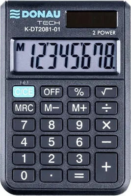 Zdjęcie produktu dla Kalkulator Kieszonkowy Donau K-Dt2081-01 5485