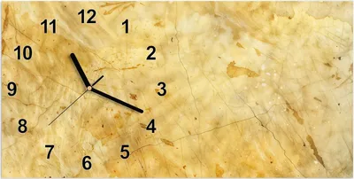 Produktbild von Wanduhr aus Glas mit Motiv Marmorierte Oberfläche- 60 x 30 cm - inkl. Aufhängesystem