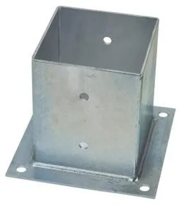 Immagine prodotto di supporto a pavimento per travi tg20 mm 121x121x150h - base 200 mm
