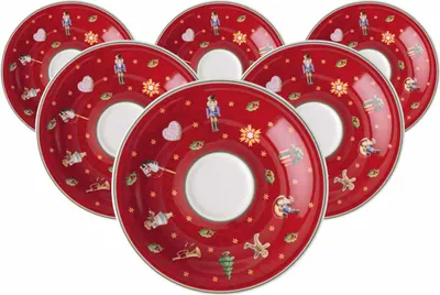 Produktbild von Villeroy & Boch Toy's Delight Espressountertasse ø 12,2 cm Rot 6er Set