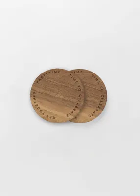Produktbild von Räder Untersetzer 2er Set Partytime D:10cm H:0,8cm