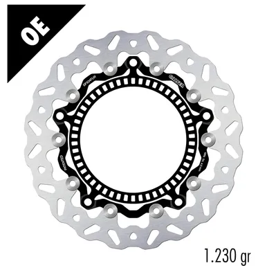 Immagine prodotto di Dischi freno Galfer 2x DF934FLW WAVE®, completi, flottanti, per l'asse anteriore, dimensioni 310x4,5 mm
