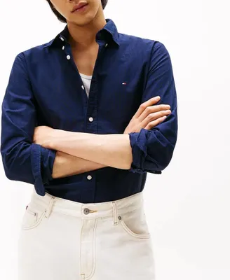 Produktbild von TOMMY HILFIGER SOLID HERITAGE OXFORD RF Blau