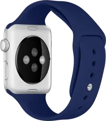 Produktbild von imoshion Silikonband für das Watch Series 1 bis 11 / SE / Ultra (44/45/46/49 mm) - Dunkelblau