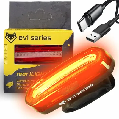 Zdjęcie produktu dla Wydajne tylne światło LED do roweru z ładowaniem przez USB, baterią o pojemności 650 mAh i różnymi trybami świecenia. Zapewnia maksymalną widoczność i bezpieczeństwo na drodze