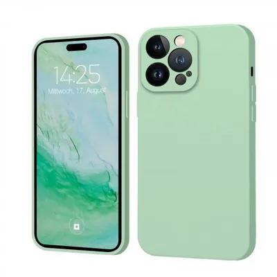 Produktbild von Liquid Hülle für Apple iPhone 15 - Farbe: Türkis - Modellkompatibilität: Für Apple iPhone 15 Pro - Displayglas: Ohne 9H Displayglas
