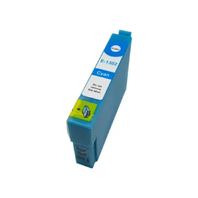 Image de Cartouche d'encre compatible avec Epson T1302 Cyan, pour les modèles Epson Stylus Office B42, BX525, BX535, BX625, BX630, BX635, BX925, BX935, SX525, SX620, WF-3520, WF-3530...