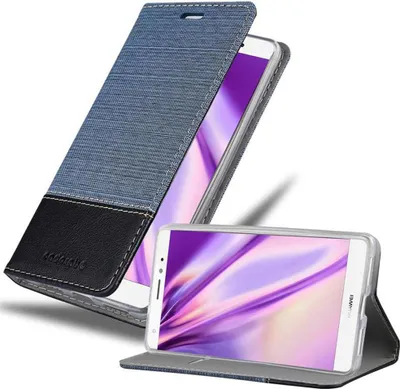 Produktbild von Cadorabo Hülle für Huawei MATE S Schutzhülle in Blau Handy Hülle Etui Book Case Cover