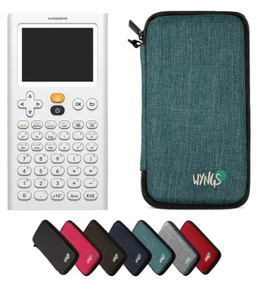 Produktbild von NumWorks inkl. WYNGS Schutztasche Türkis - Grafikrechner - Basic Set