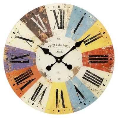 Produktbild von AMS Quarz-Wanduhr, Quarzwerk, D50x3cm, 9467