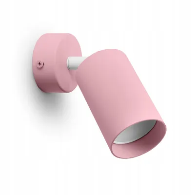 Produktbild von FKL DESIGN Home Deco Wandlampe Wandleuchte Kinderleuchte Kinderlampe 1-flammig GU10 Verstellbar Lampenschirm Lampe aus Serie (N975-K1-R)