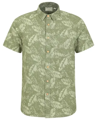 Image de Mountain Warehouse - Chemise pour homme à manches courtes MW619 (4XL) (vert foncé)
